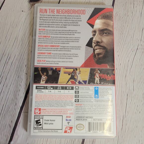 NBA 2K18 (Nintendo Switch) Complete in Box - Picture 2 of 3